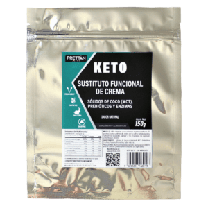 Keto Sustituto de Crema Nutricional con Prebióticos y Enzimas