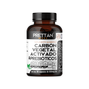 Carbón Vegetal Activado y Prebióticos