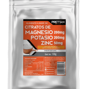 Citrato de Magnesio, Potasio y Zinc (Polvo sabor natural)