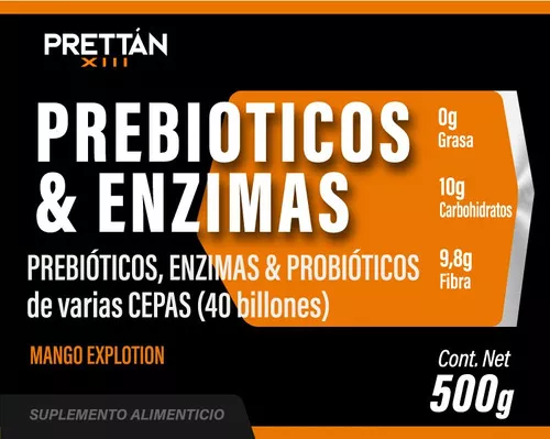 PREBIÓTICOS Y ENZIMAS SABOR MANGO EXPLOTION - Imagen 2
