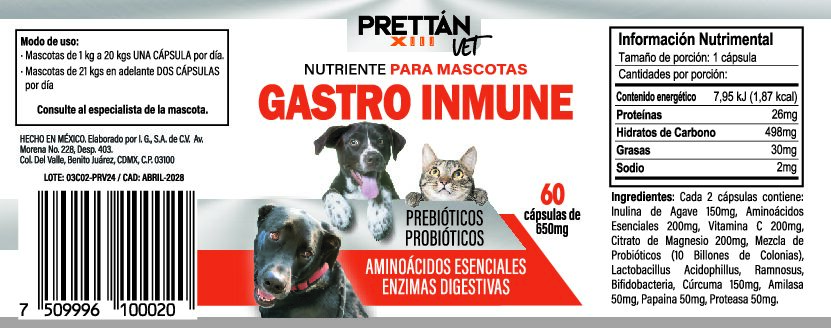GASTRO INMUNE 60 CÁPSULAS - Imagen 3
