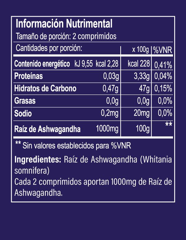 Ashwagandha (Whitania somnifera) 60 cápsulas de 500 mg - Imagen 5