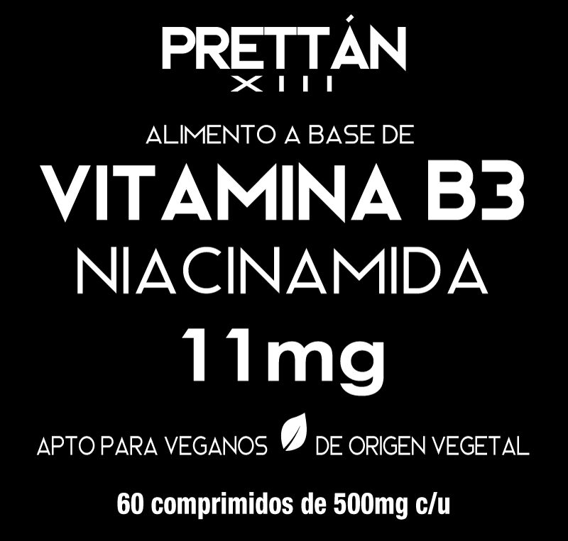 Vitamina B3 (Niacinamida) 60 comprimidos 500mg - Imagen 4