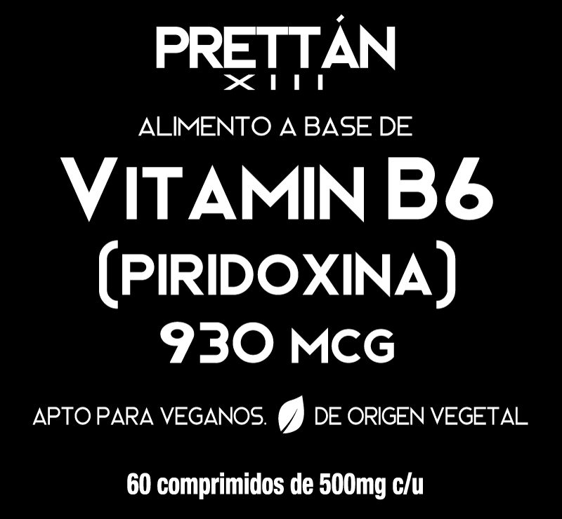 Vitamina B6 (Piridoxina) 930mcg - 60 comprimidos de 500mg - Imagen 4