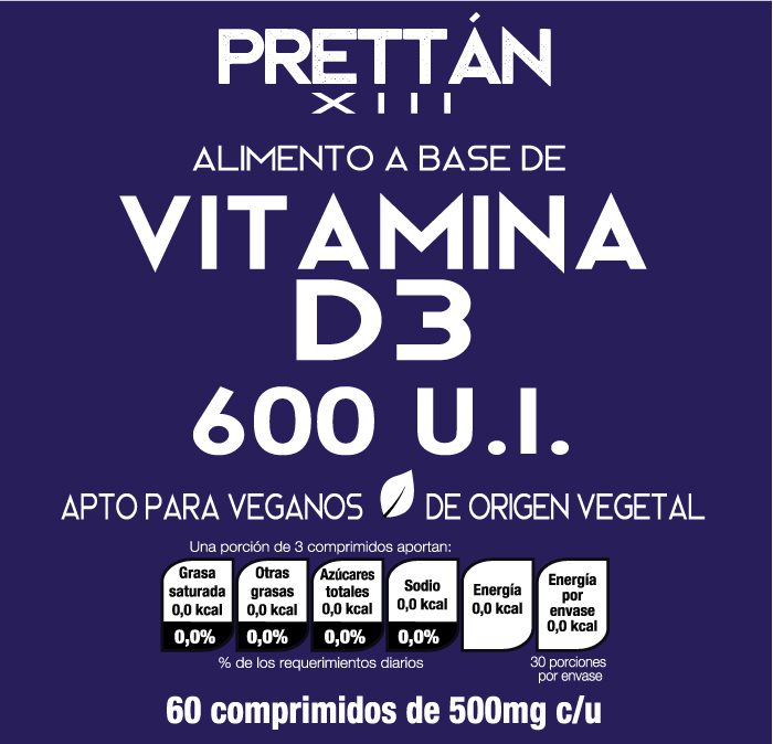 Vitamina D3 (Colecalciferol) - 60 cápsulas 500mg - Imagen 4