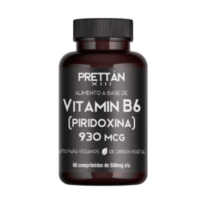 Frasco de Vitamina B6 (Piridoxina) 930mcg - 60 comprimidos